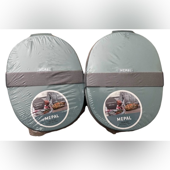 NWT Anthropologie MePal Salad Box, Nordic green, bento, meal prep container - Picture 8 of 13